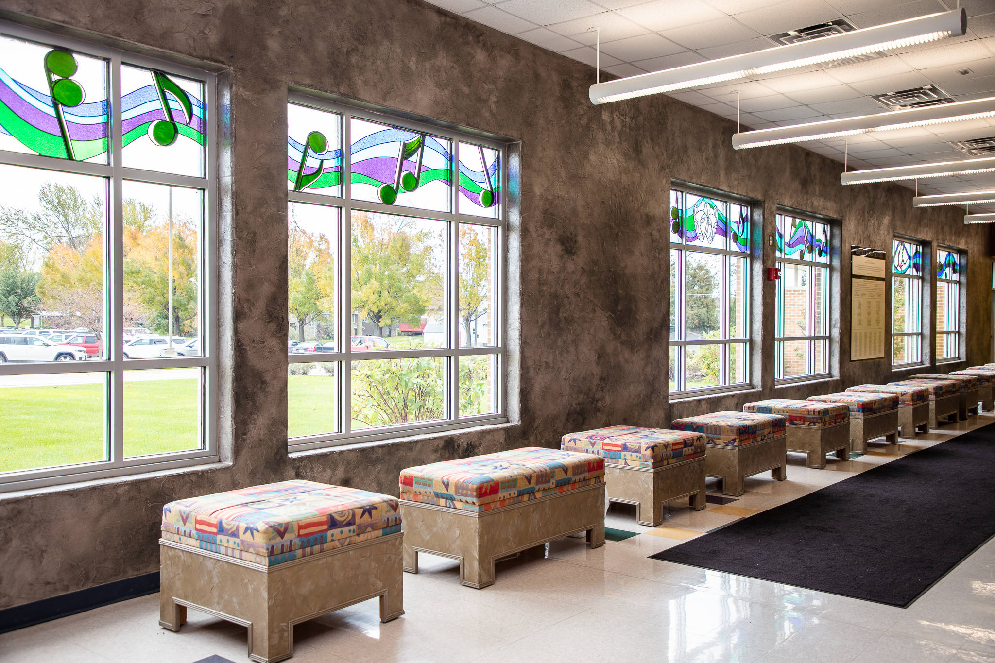 Entryway at the Williams Center for the Arts in Oelwein, IA