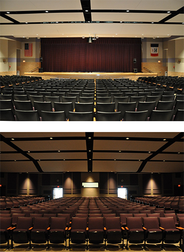 The Williams Center Auditorium - the Stage where all live performances take place