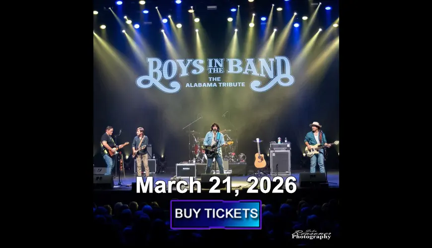 Boys in the Band - The Alabama Tribute LIVE in Concert at the Williams Center Auditorium - March 21, 2026